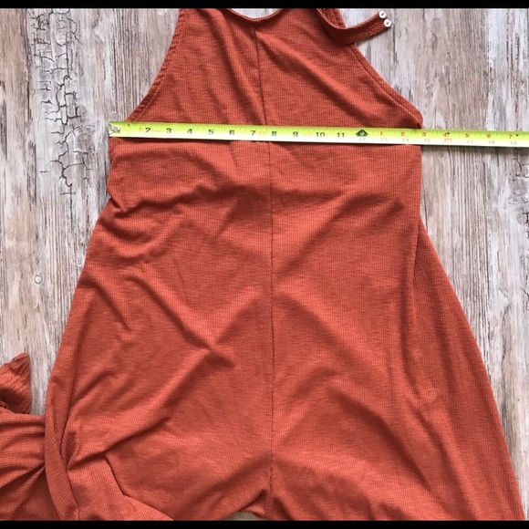 Free People Wide-Leg Palazzo Jumpsuit S - Picture 4 of 10